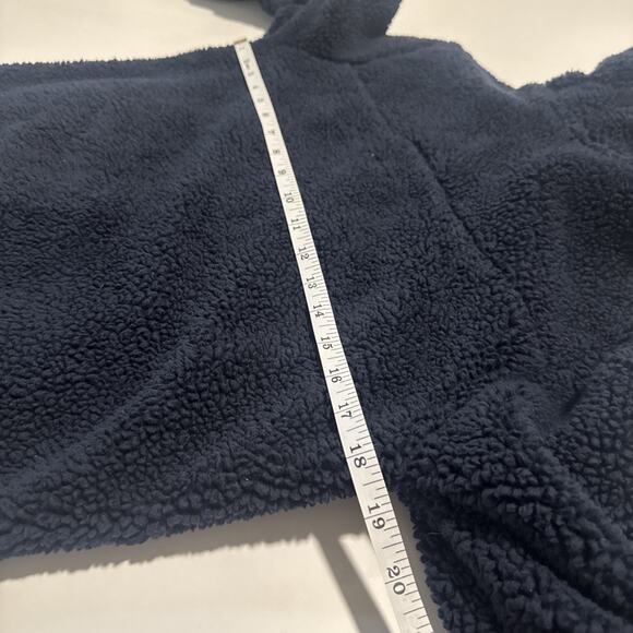 Eddie Bauer Sherpa Hooded Jacket Full Zipper Boys Kids Youth Medium 10/12 Fleece - Picture 6 of 6